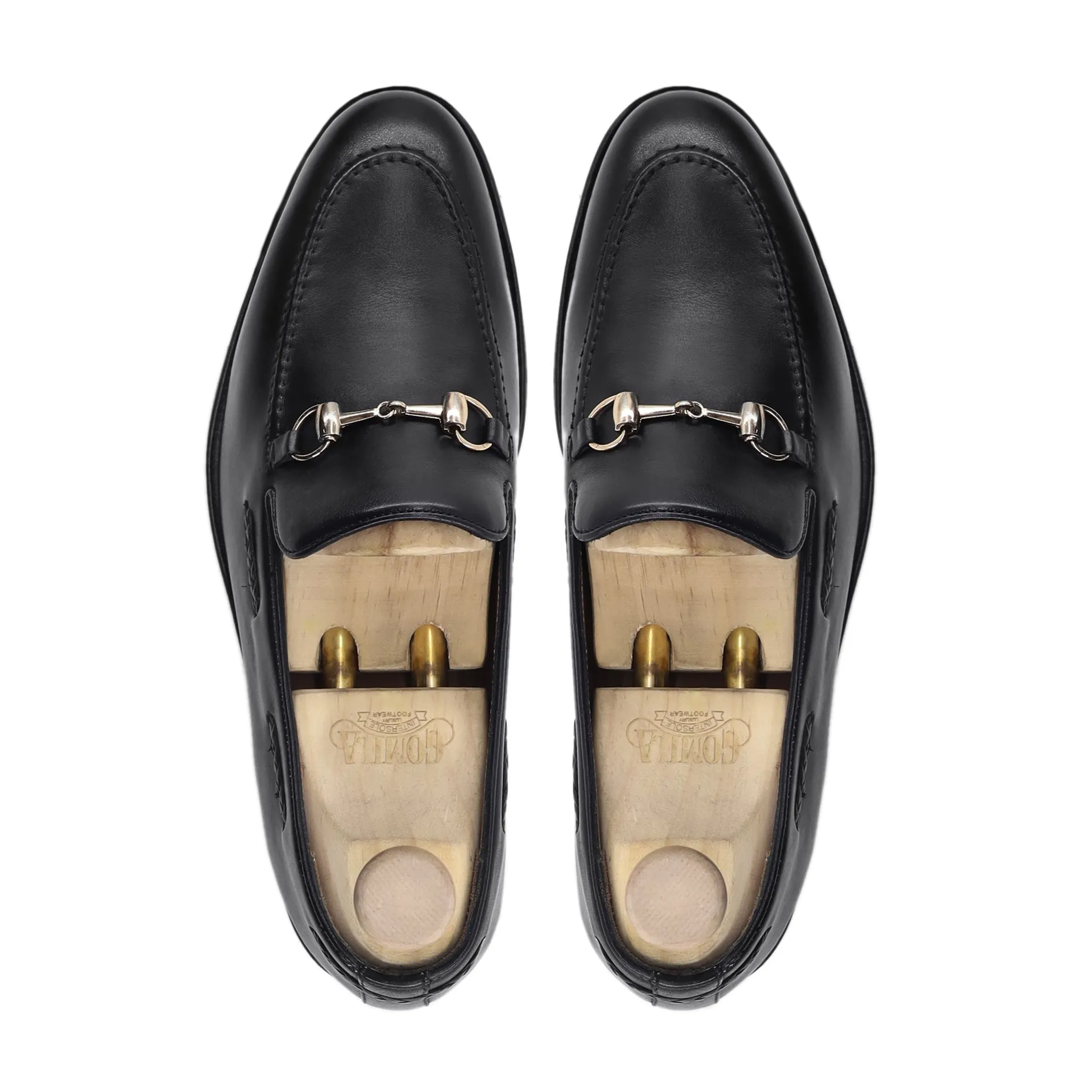 Abigale - Men's Black Calf Leather Loafer