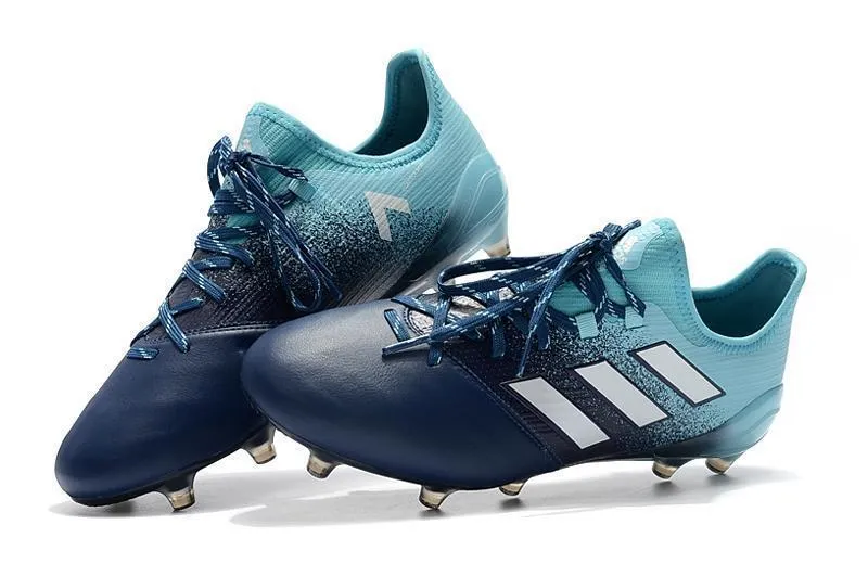 Adidas ACE FG Soccer Cleats Blue White Skyblue