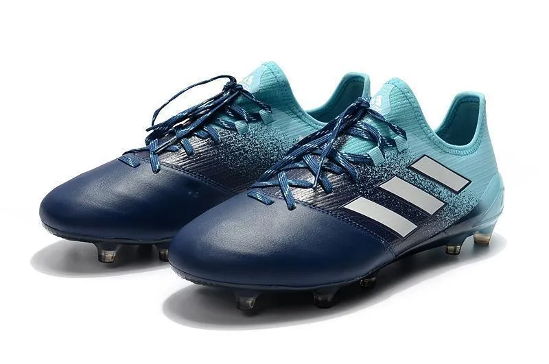 Adidas ACE FG Soccer Cleats Blue White Skyblue