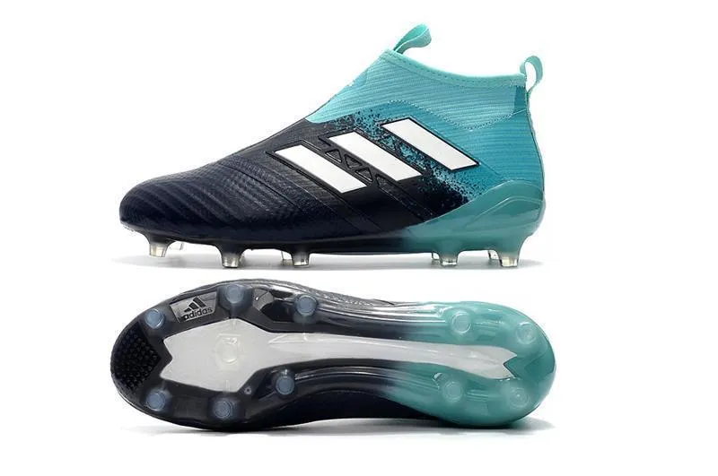 Adidas ACE FG Soccer Cleats Shoes Blue Skyblue White