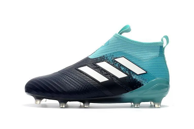 Adidas ACE FG Soccer Cleats Shoes Blue Skyblue White