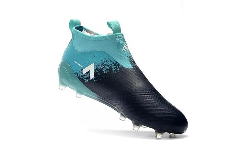 Adidas ACE FG Soccer Cleats Shoes Blue Skyblue White