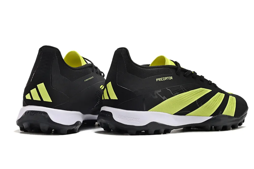 Adidas Predator 24 Elite Indoor Shoes - Spider Black | Chartreuse Green | White - FREE SHIPPING WORLDWIDE