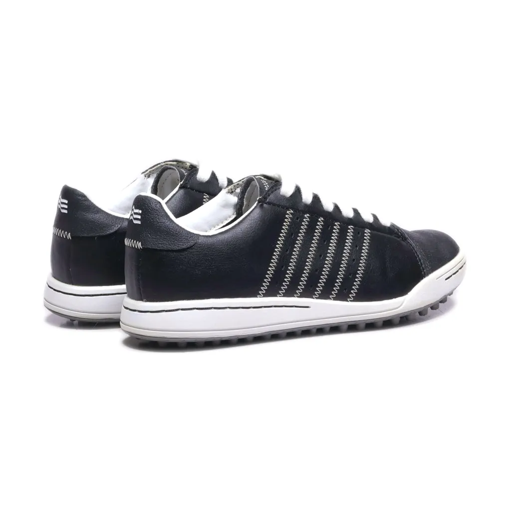 Adidas Traxion Emg Sneakers Leather Black Colour For Kids