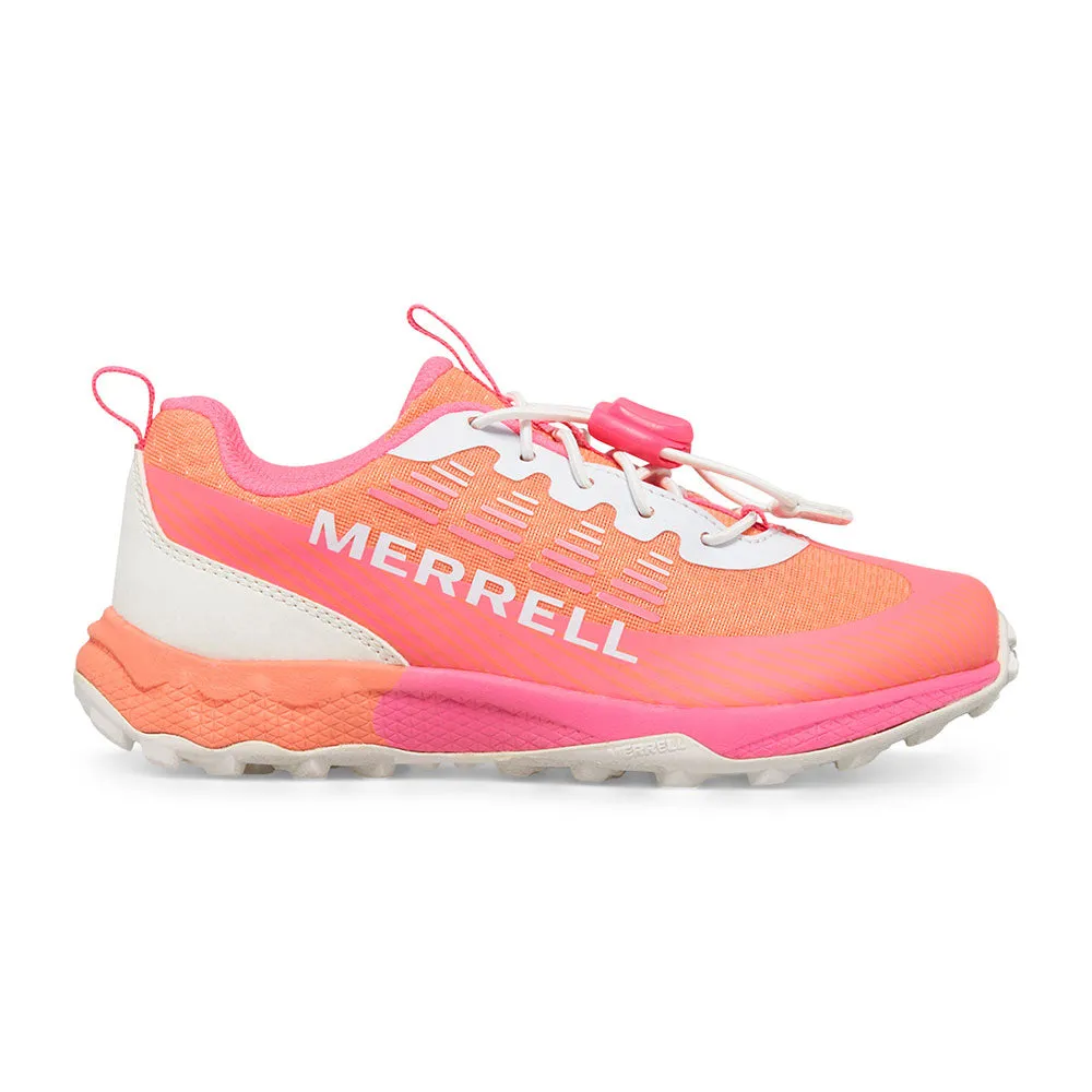 Agility Peak Kid's Athletic Trail Shoe - Pink/Orange/White