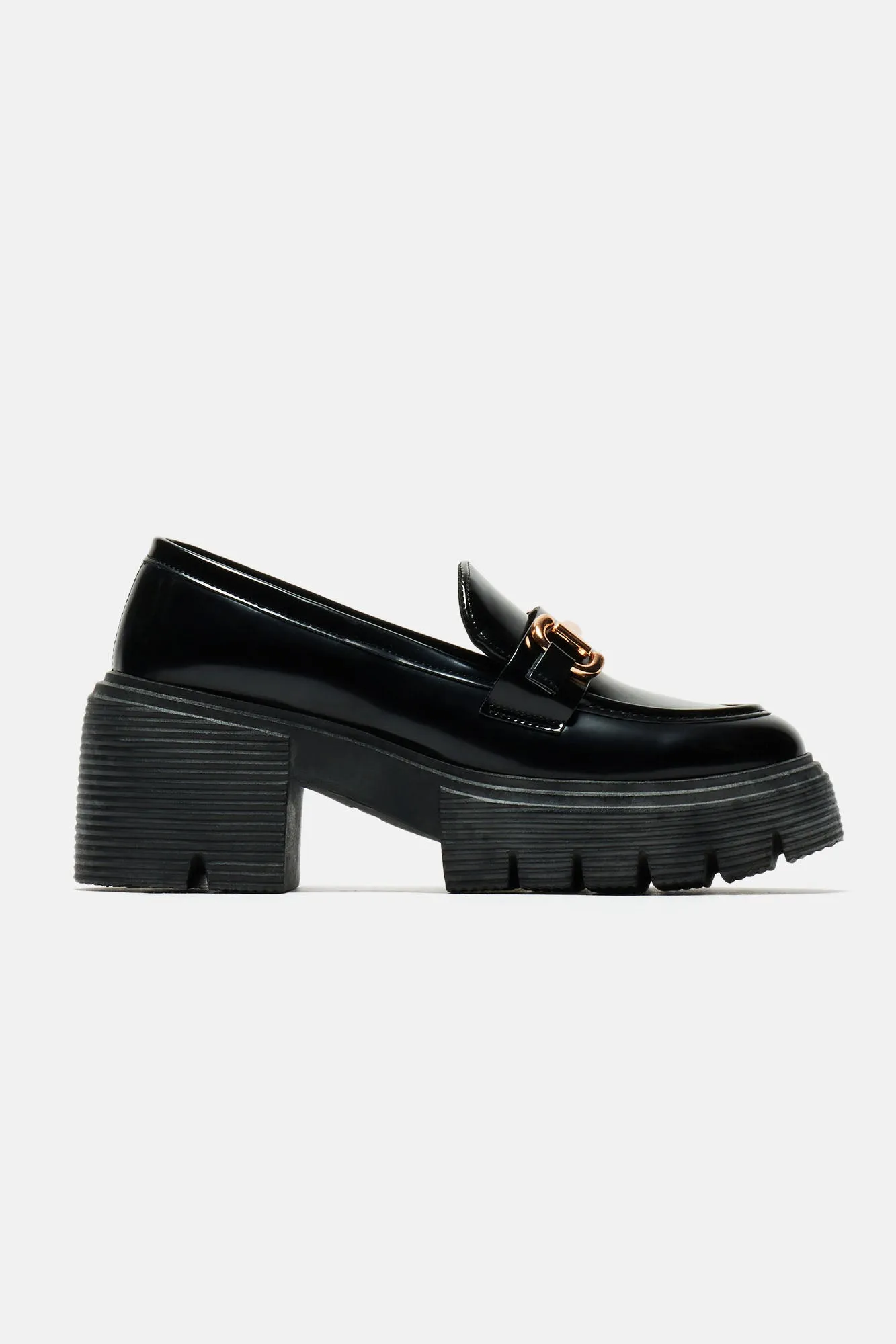 Another Edition Platform Loafers - Black