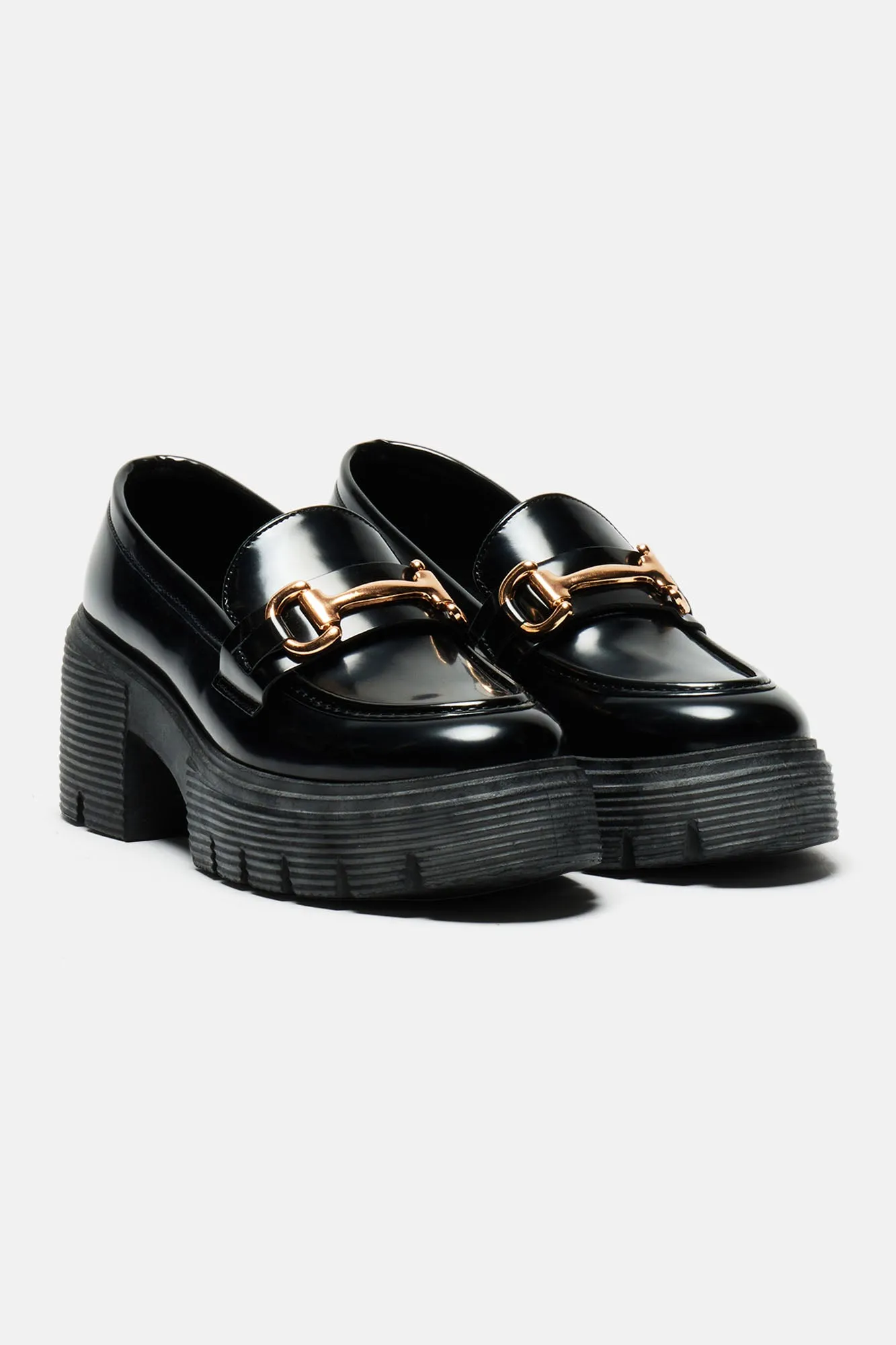 Another Edition Platform Loafers - Black