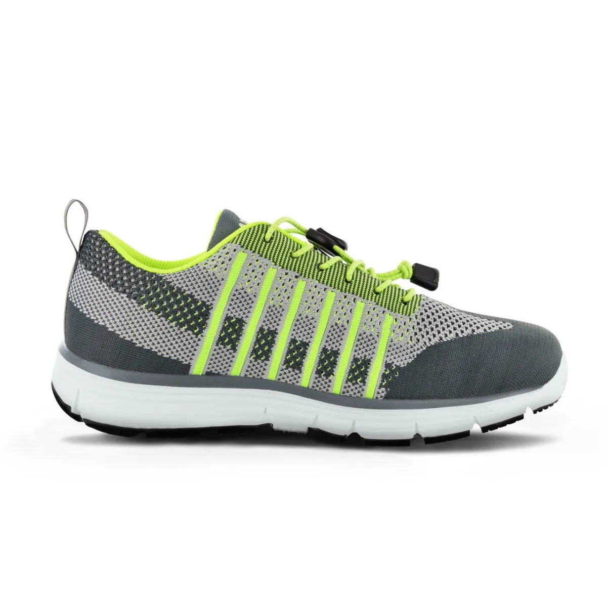 Apex A7200m Bolt Knit Lace Up Men's Active Shoe In Lime