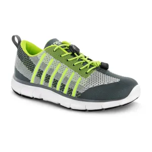 Apex A7200m Bolt Knit Lace Up Men's Active Shoe In Lime