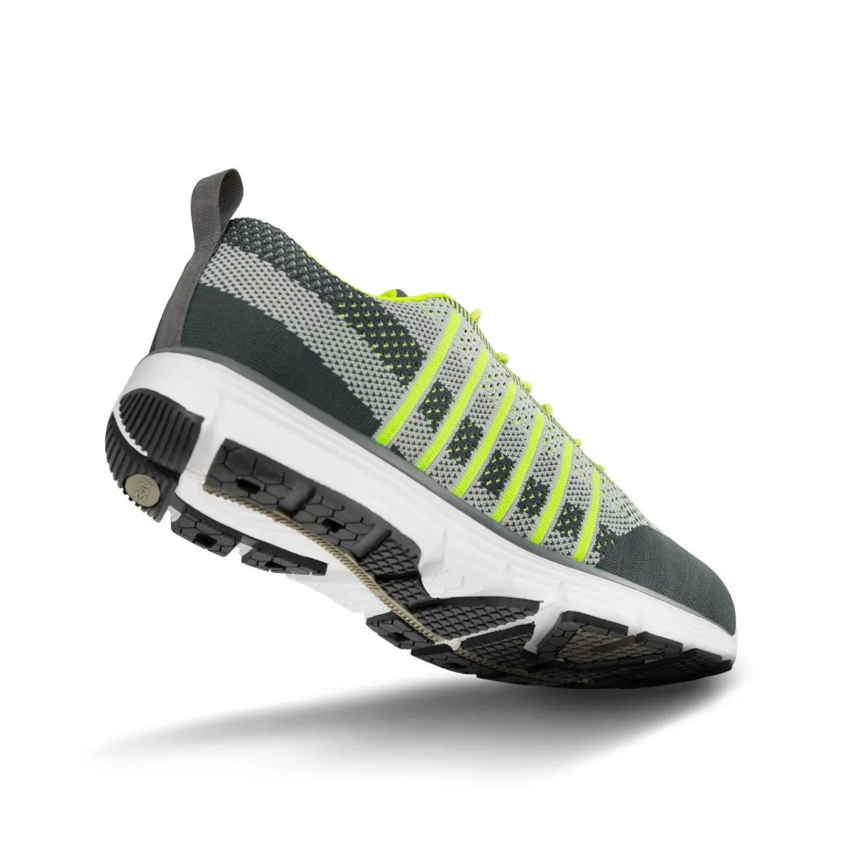 Apex A7200m Bolt Knit Lace Up Men's Active Shoe In Lime