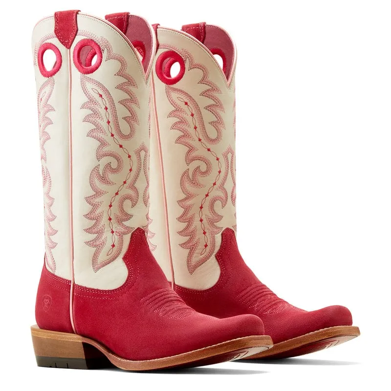 Ariat Women's Frontier Boon Deep Azalea Cutter Toe Western Boots 10051040