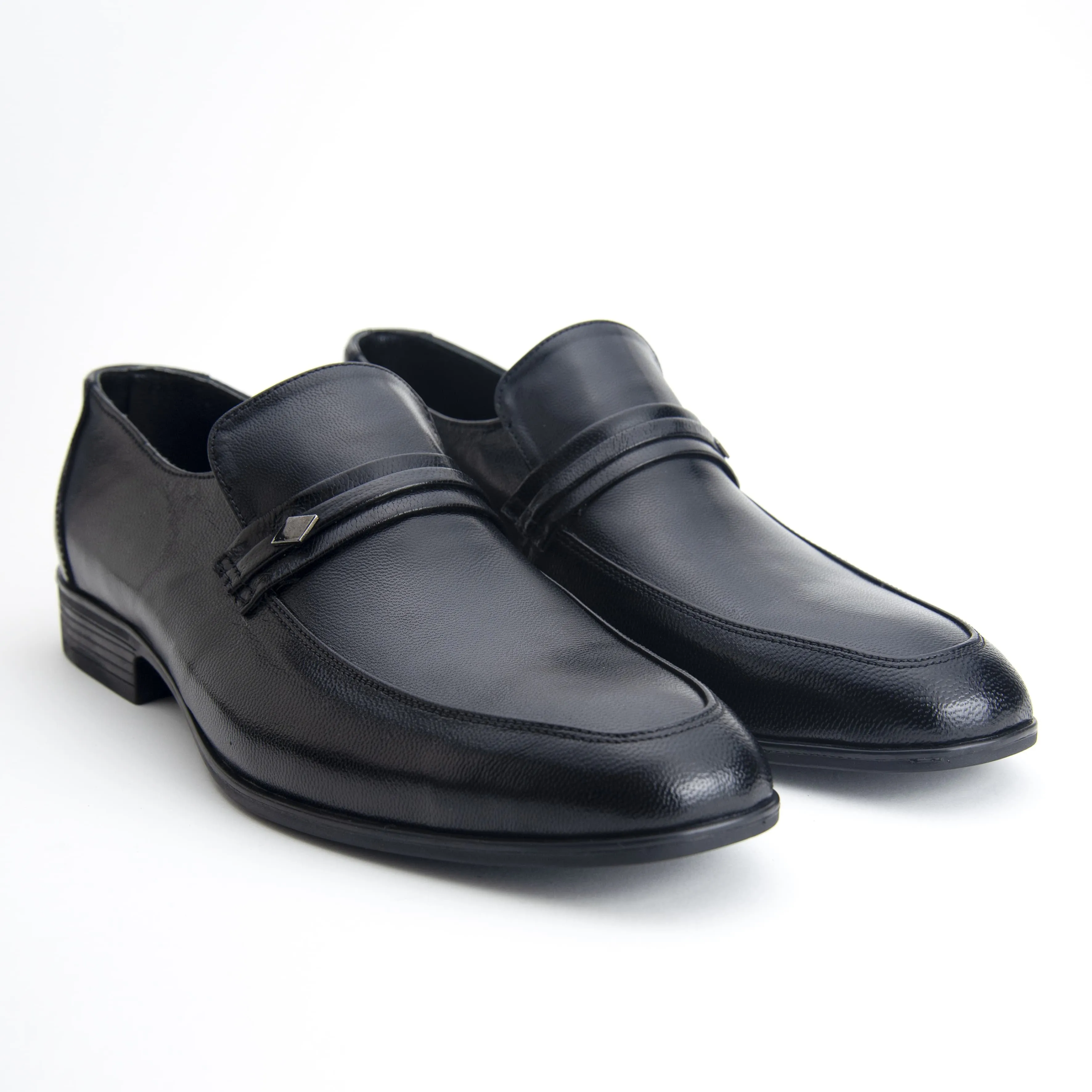 Ashour's CL -  Classic leather dress loafers for men (signature collection)