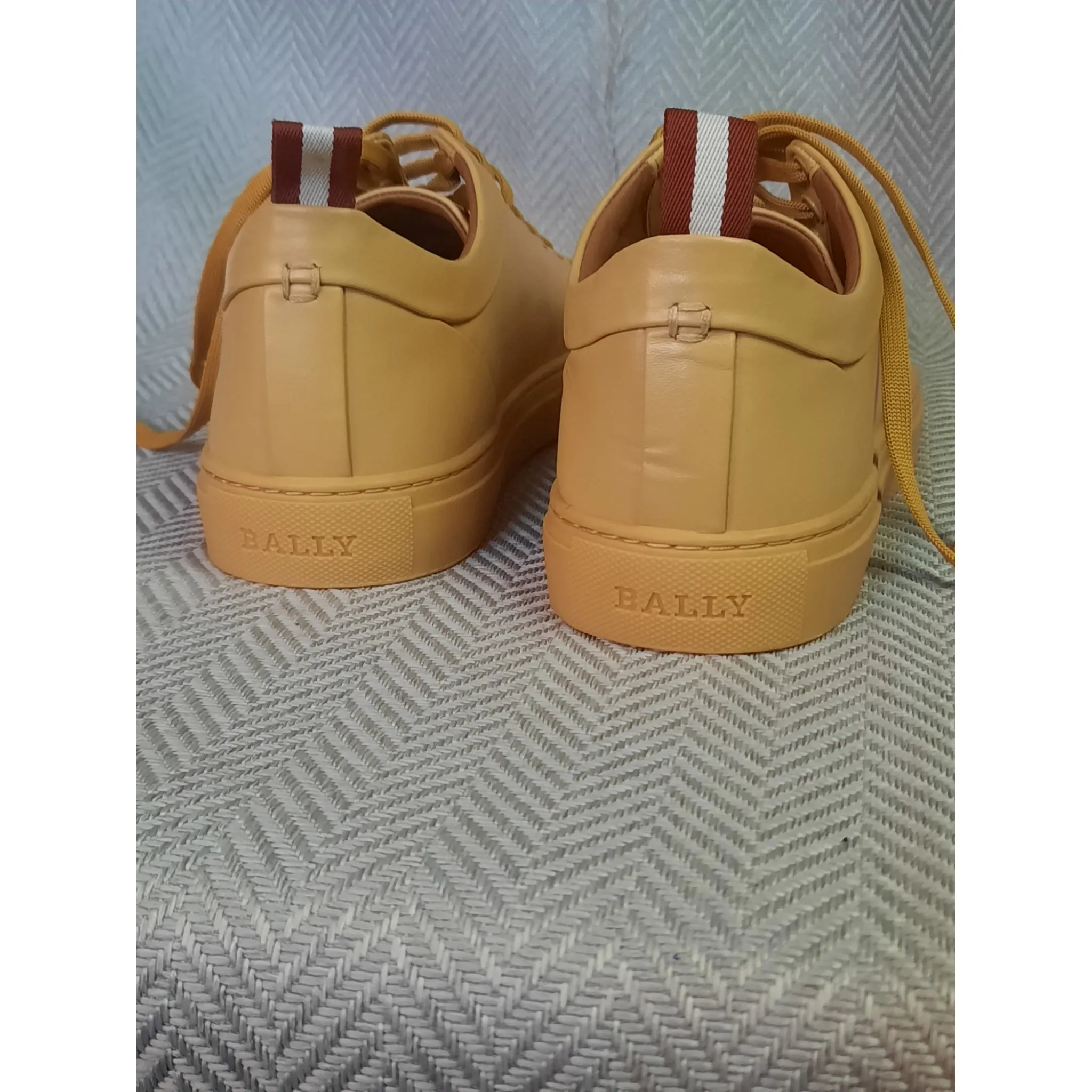 Bally Helliot Dip Dyed Sneaker Gold Sand Size 8.5