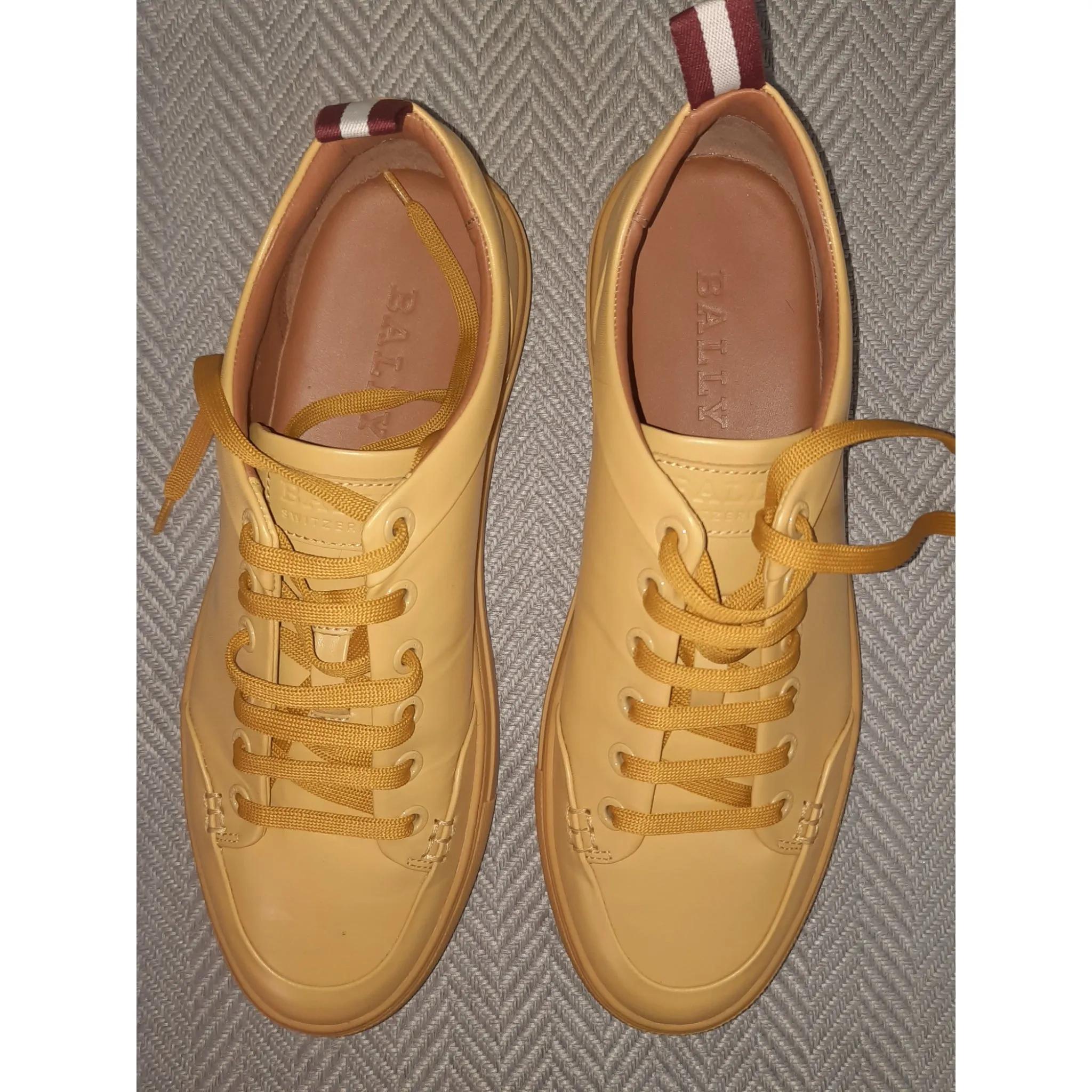 Bally Helliot Dip Dyed Sneaker Gold Sand Size 8.5