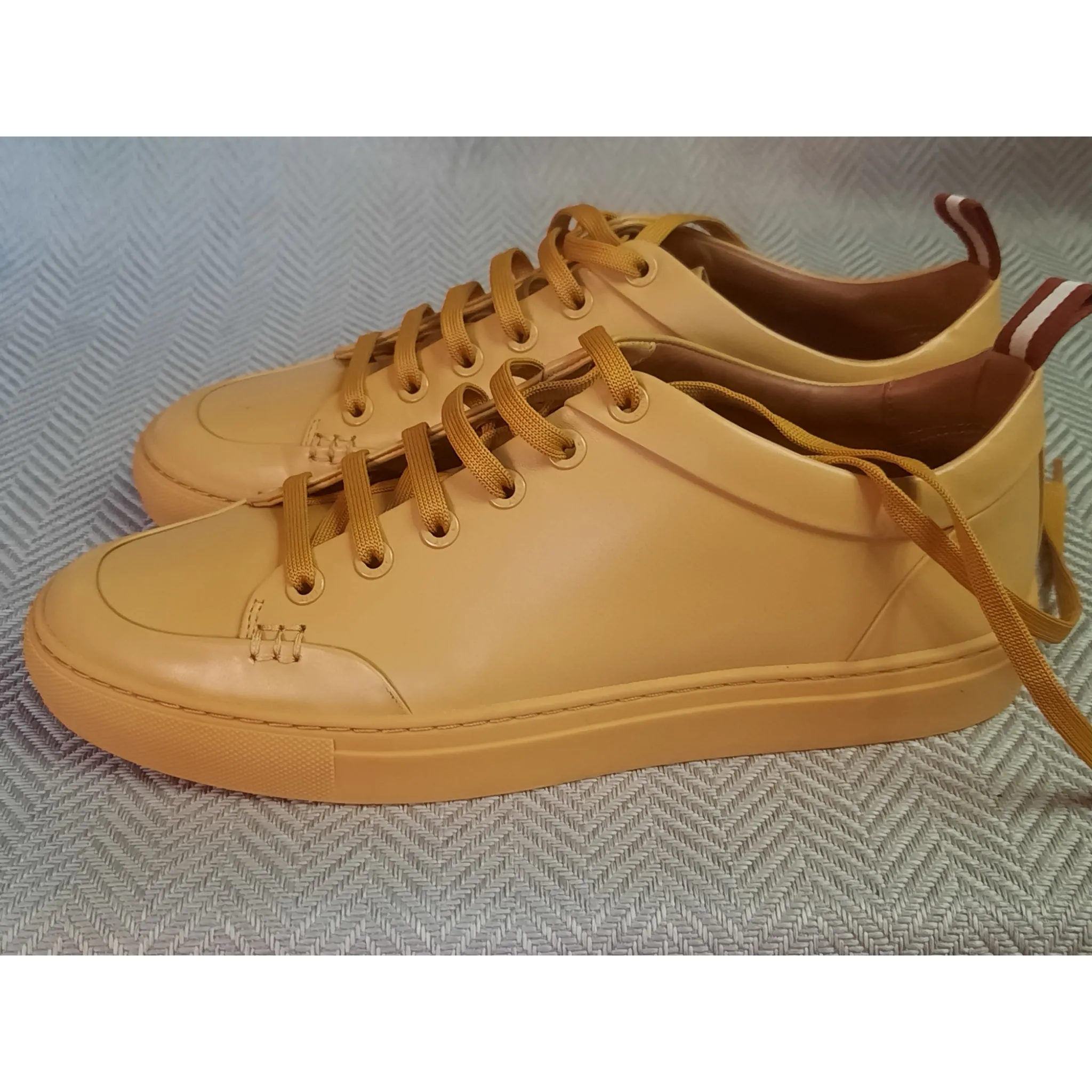 Bally Helliot Dip Dyed Sneaker Gold Sand Size 8.5