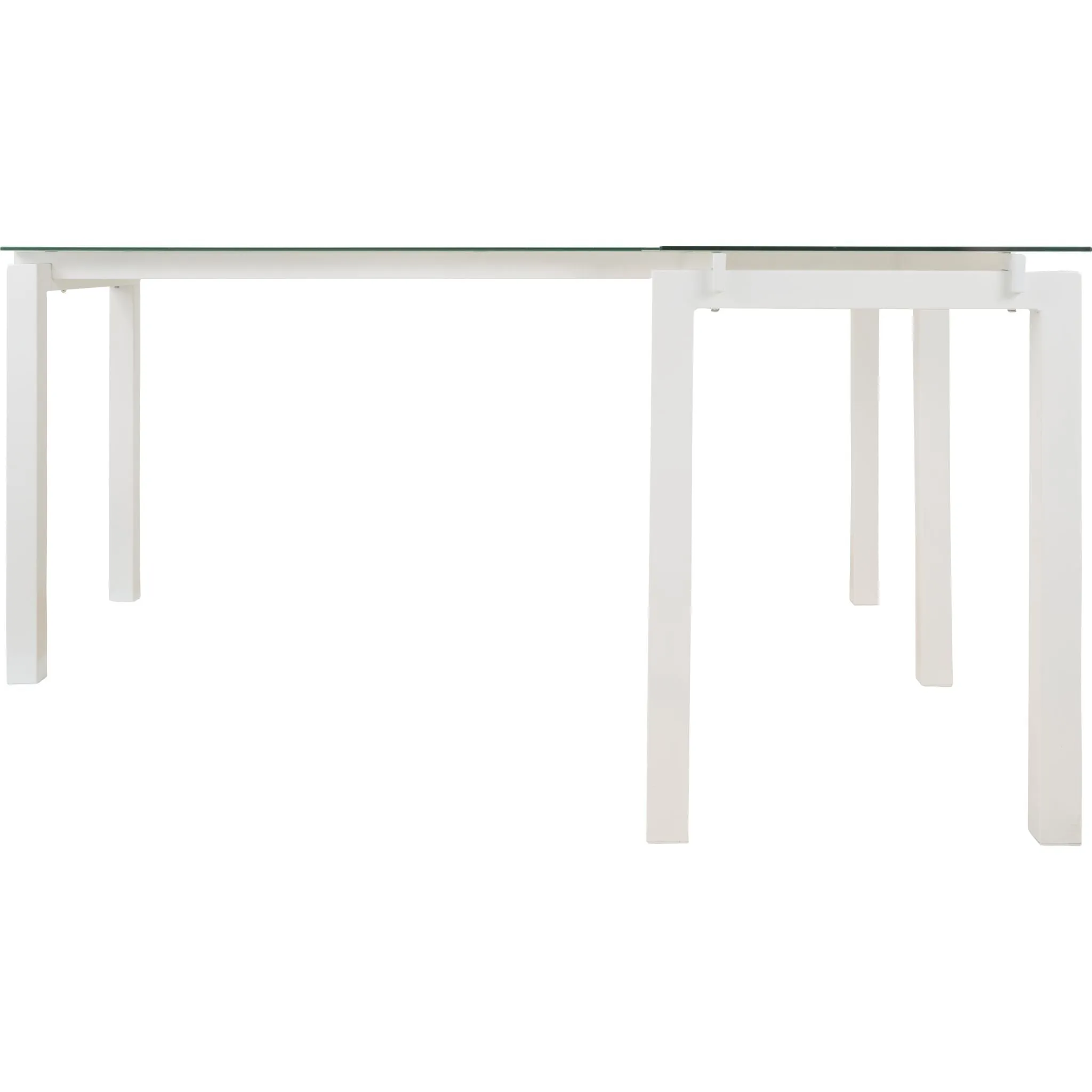 Baraga L-Desk - White