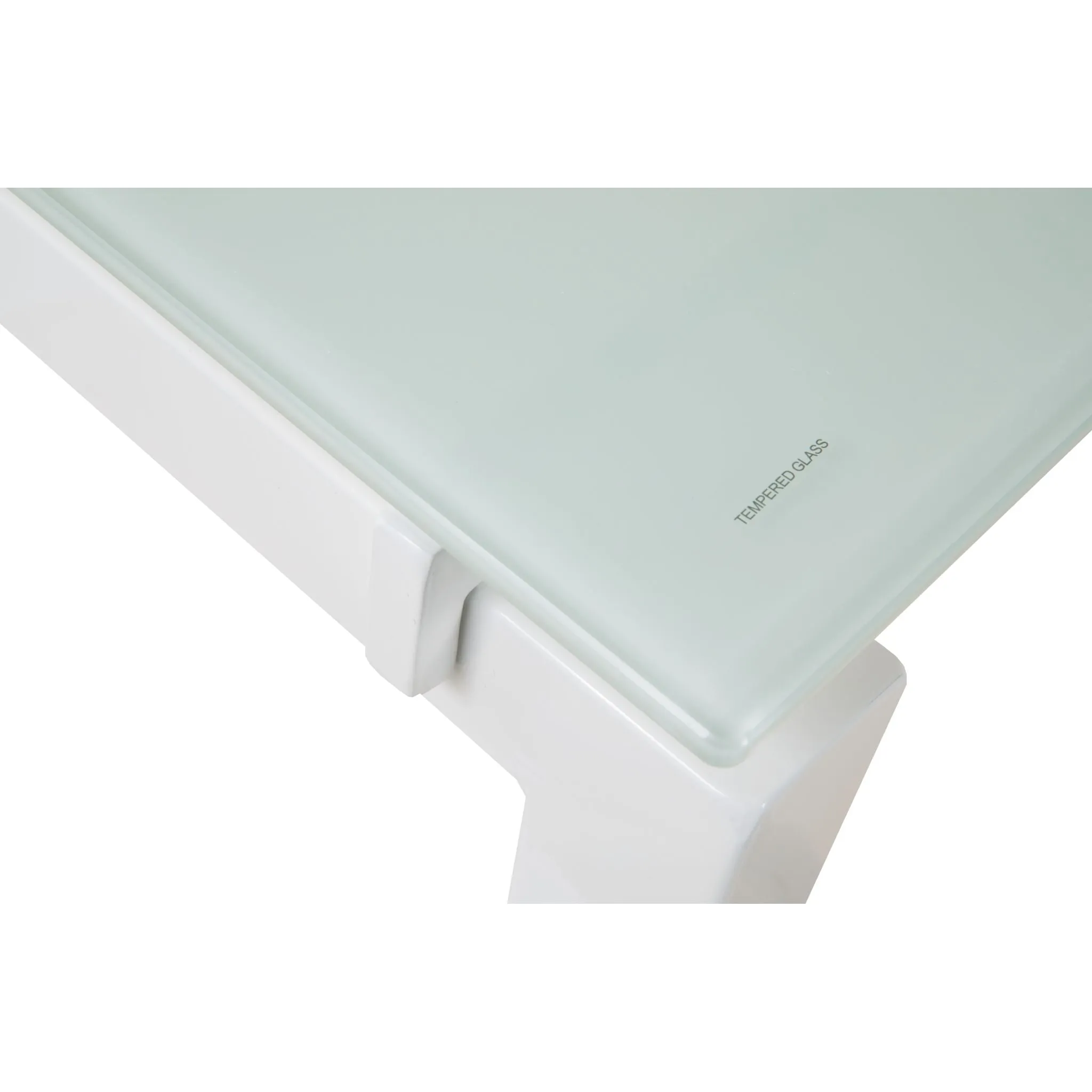 Baraga L-Desk - White