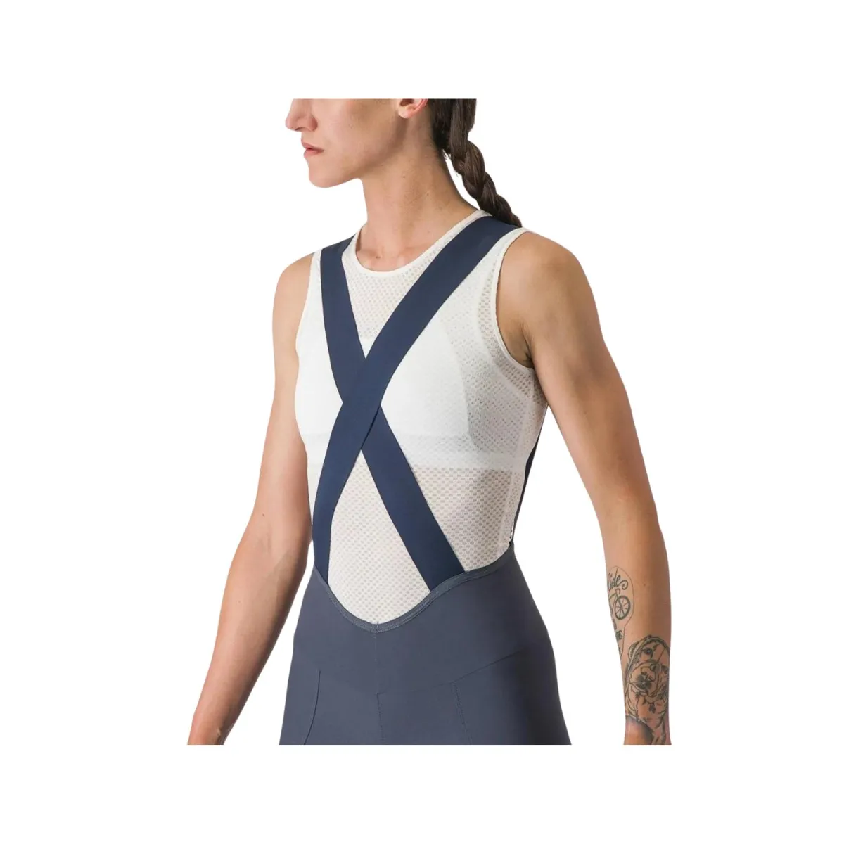 Bib Shorts Castelli Espresso W DT Navy Blue Women