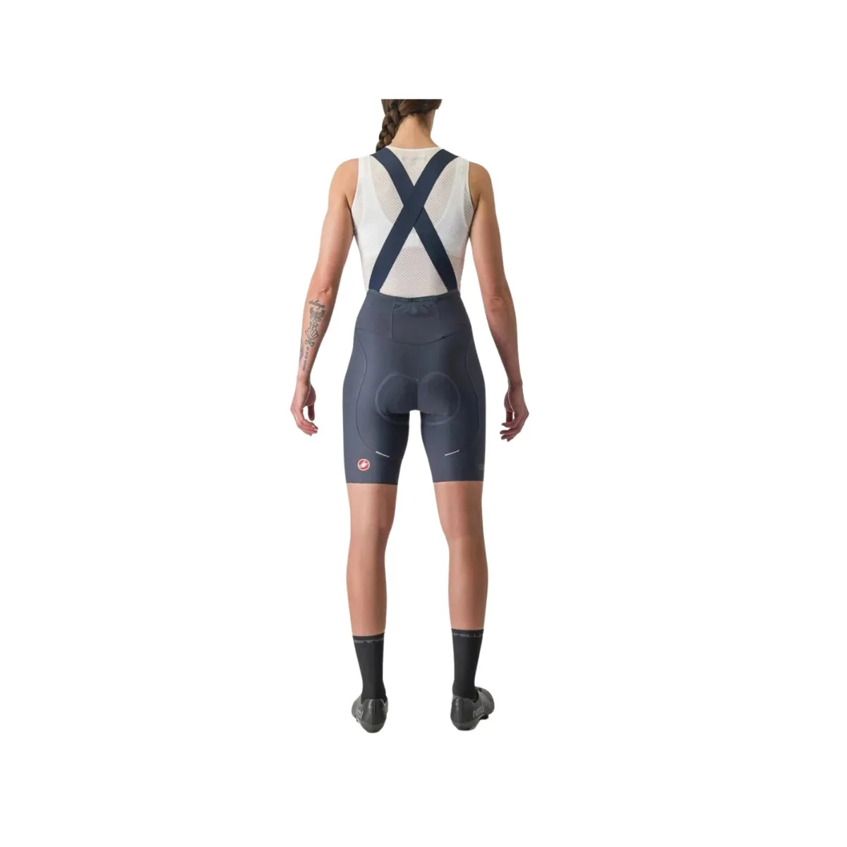 Bib Shorts Castelli Espresso W DT Navy Blue Women