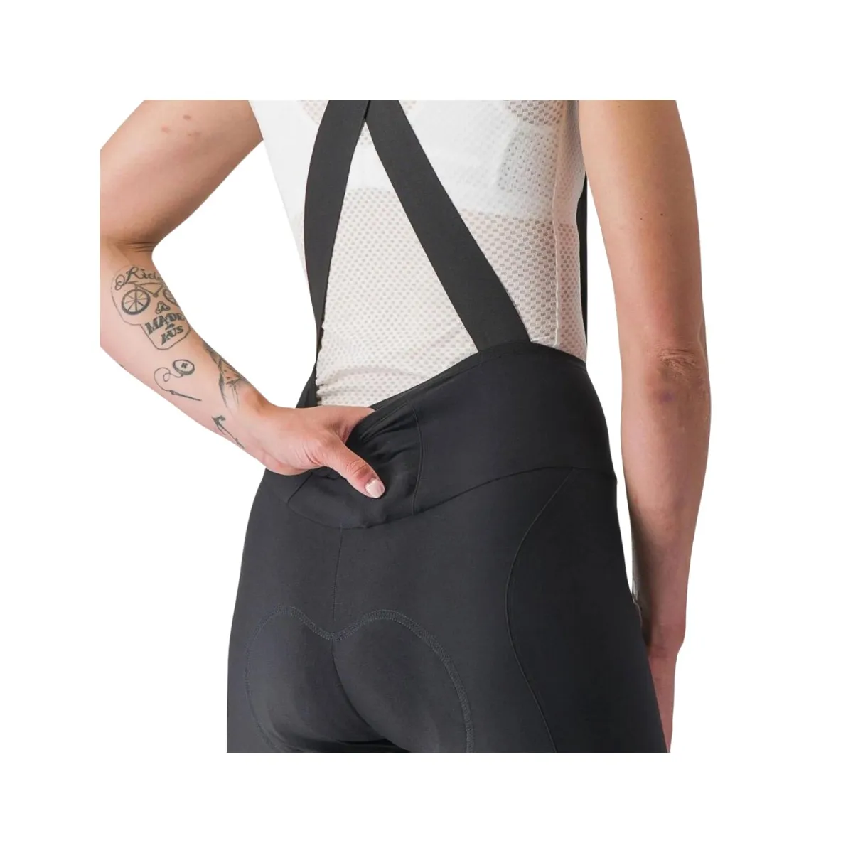 Bibshorts Castelli Espresso W DT Black Woman