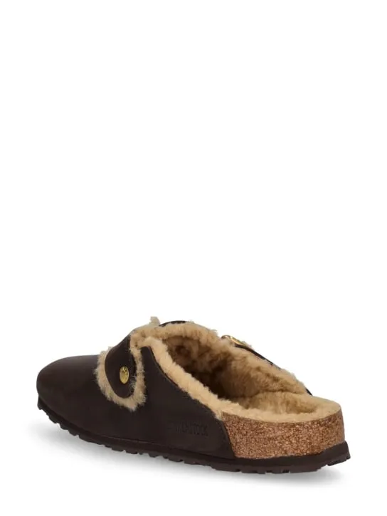 BIRKENSTOCK   Boston bold shearling mules 