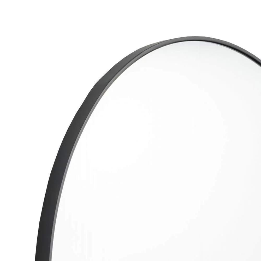 Bjorn Round Mirror Black 80CM