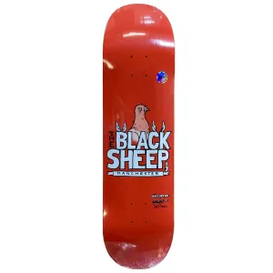 Black Sheep X Todd Francis Sketchy Skate Shop Skateboard Deck Orange 8"