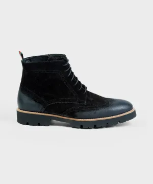 Black Velvet Boot