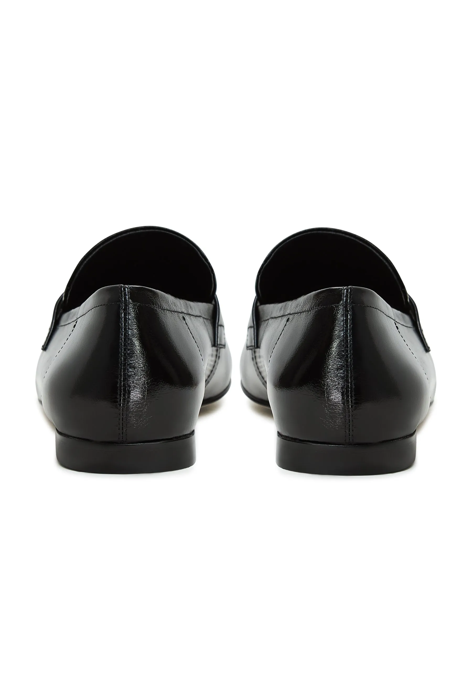 Block Heeled Loafers Diana - Black