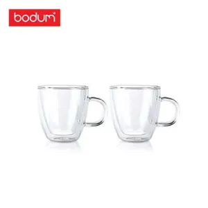 Bodum Bistro 2pcs Espresso Mug Double Wall 0.15L