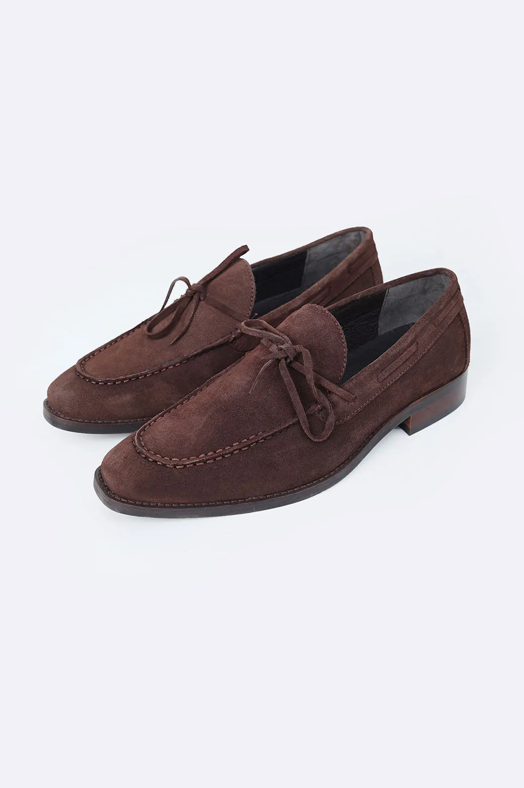 BOW LEATHER LOAFERS