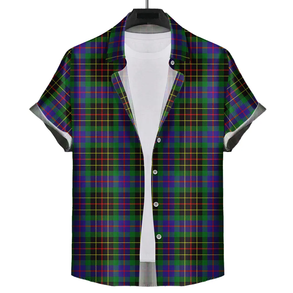 Brodie Hunting Modern Tartan Short Sleeve Button Down Shirt