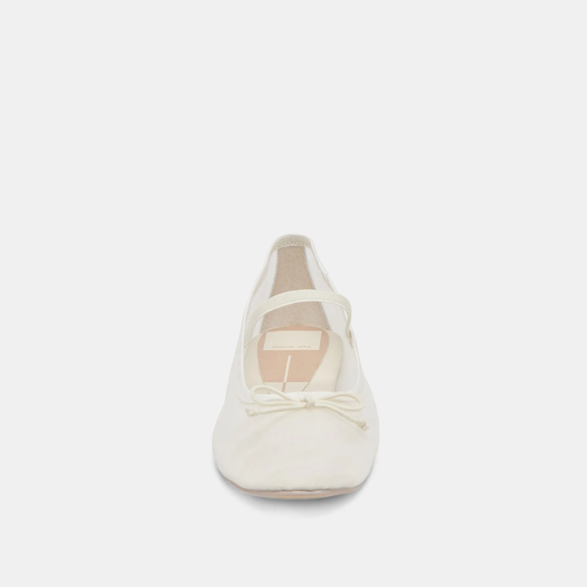 CADEL BALLET FLATS IVORY MESH