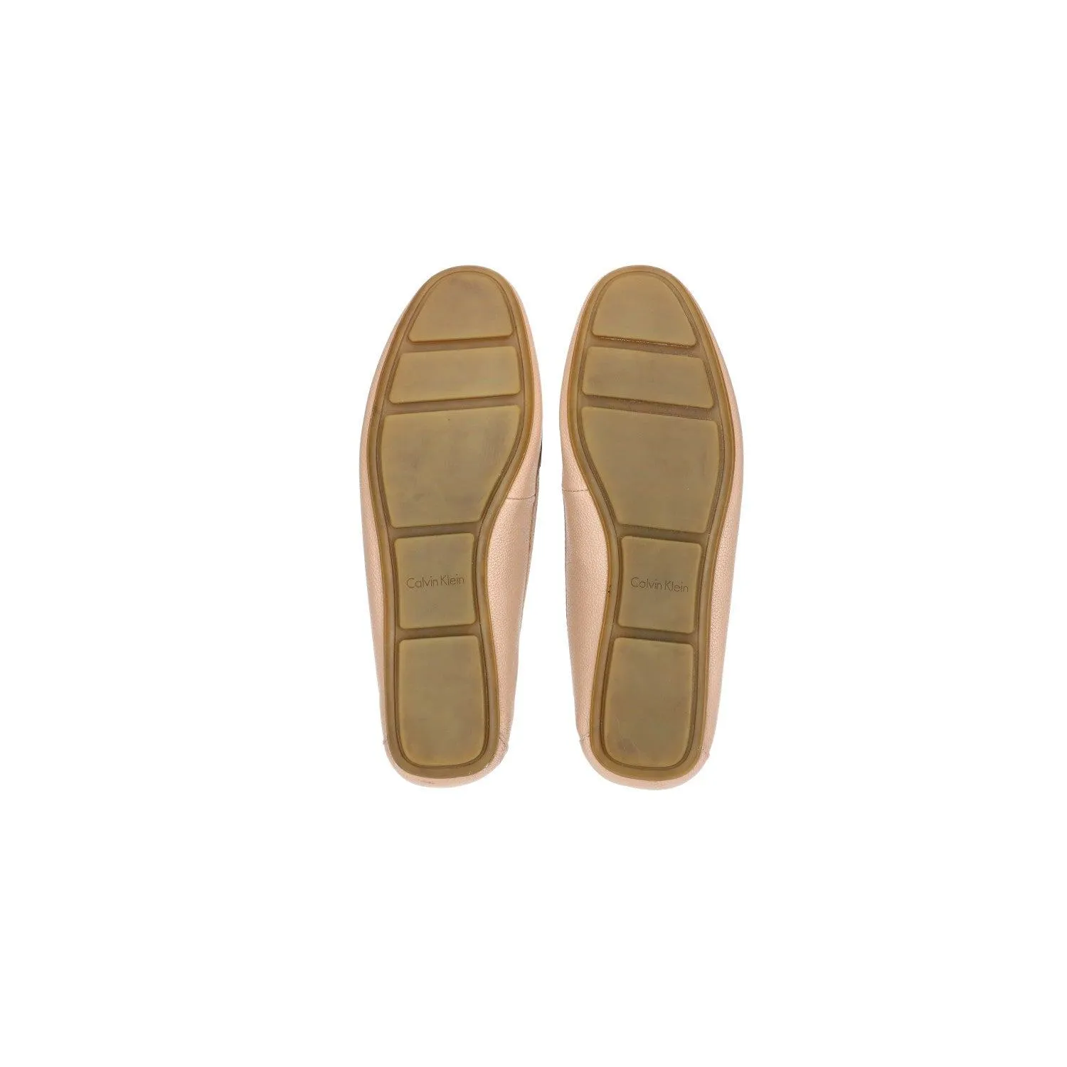 Calvin Klein Leonie Loafers Leather Beige Colour For Women