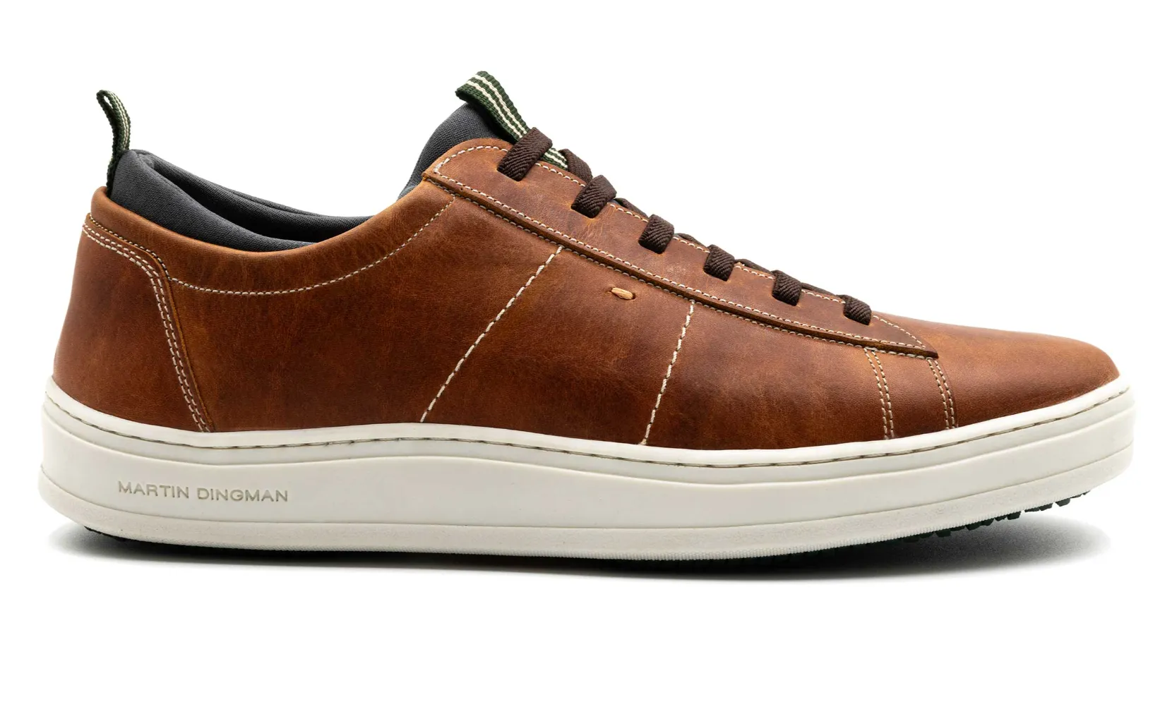 Cameron Pebble Grain Sneaker Chestnut