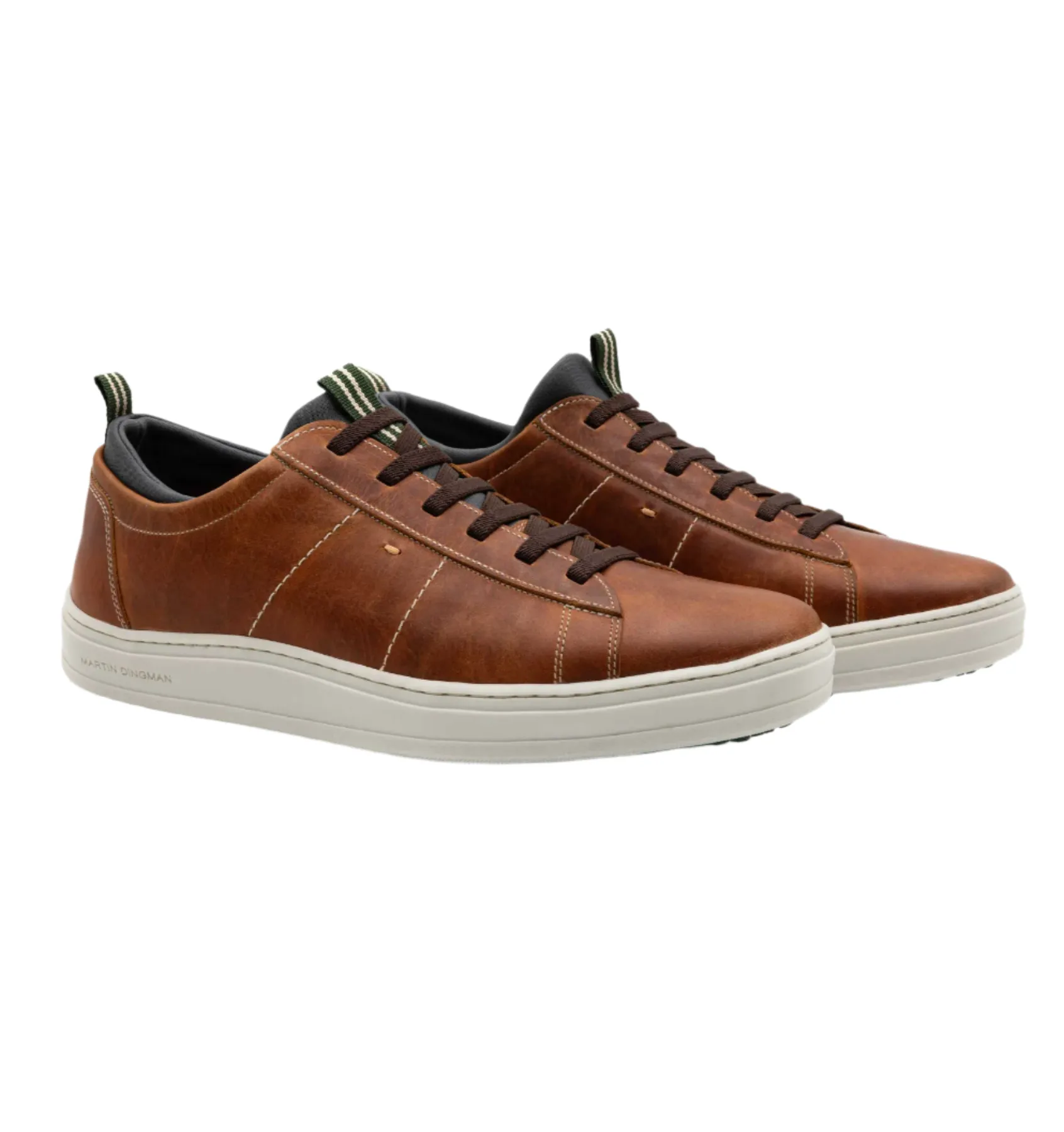 Cameron Pebble Grain Sneaker Chestnut