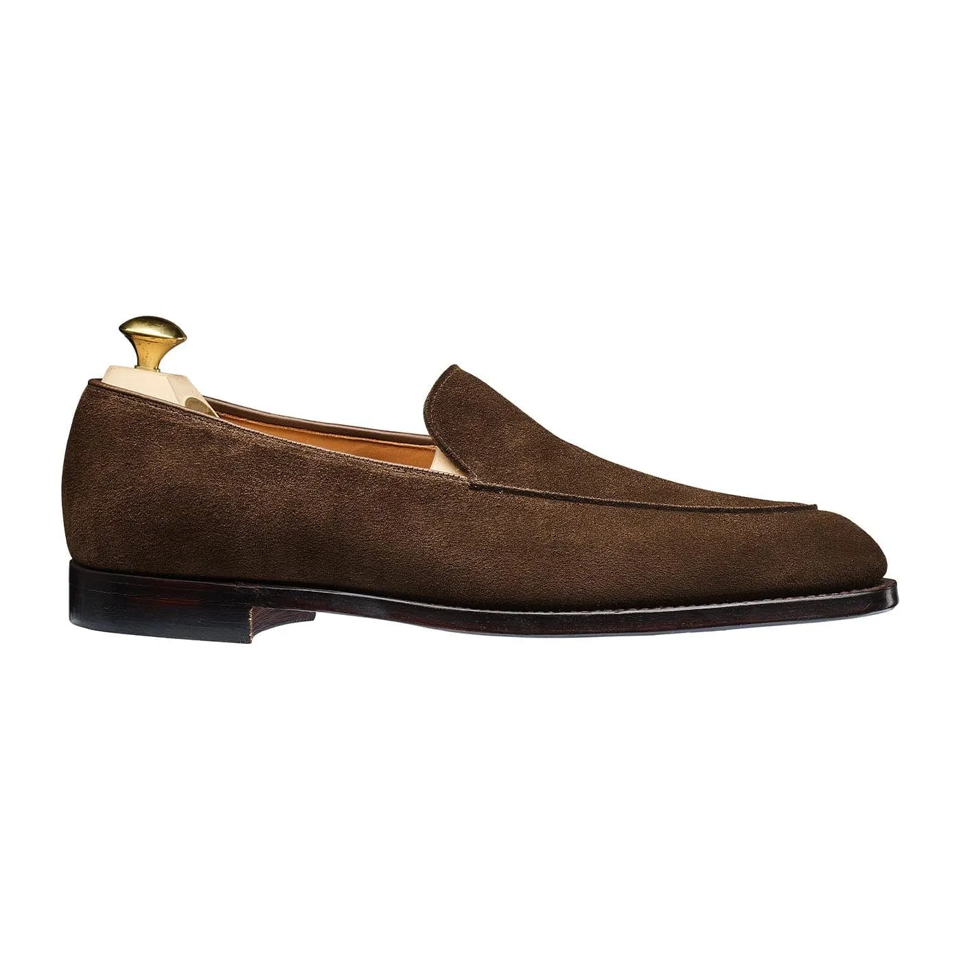 Cannes Dark Brown Calf Suede