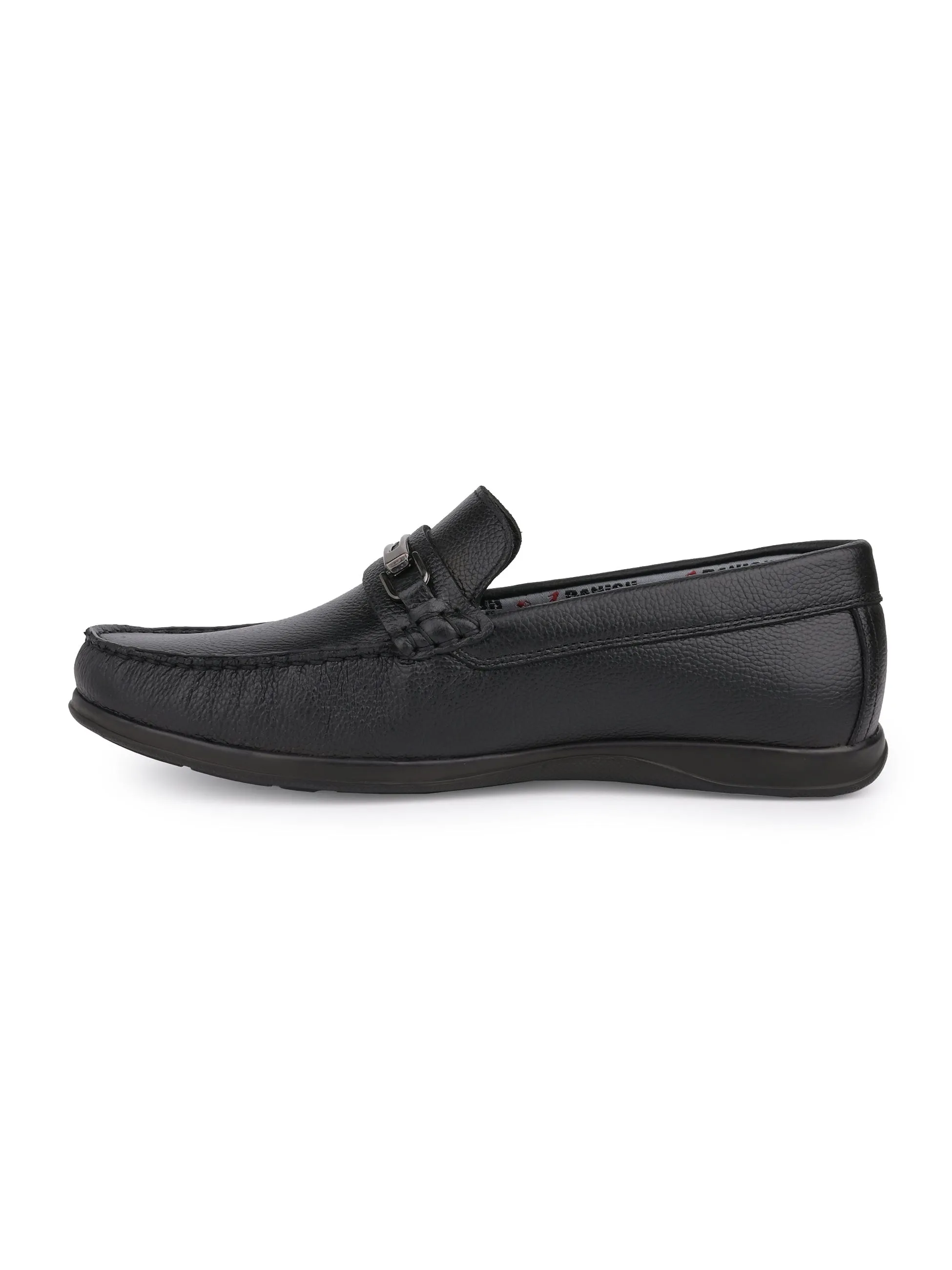 Carson  Buckle-Trimmed Loafers