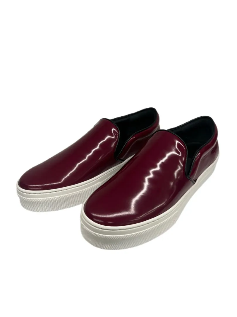 Celine Burgundy Slip On Skate Sneakers. Size: 37