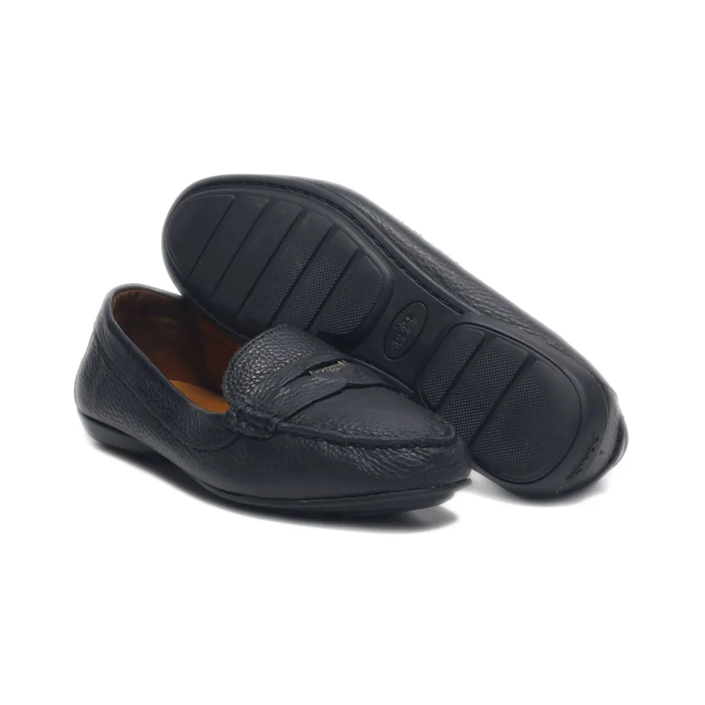 Coach Loafers Leather Black Colour For Women