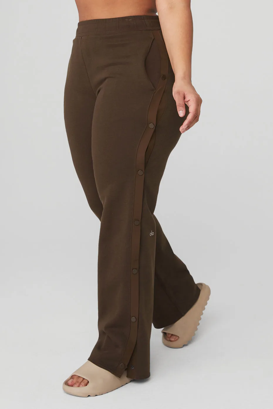 Courtside Tearaway Snap Pant - Espresso