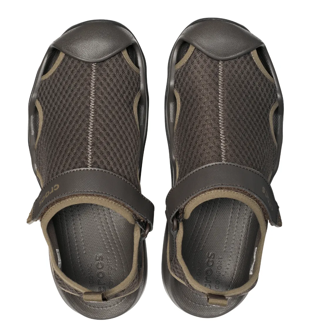 Crocs Mens Swiftwater Sandal - Espresso