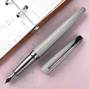 Cross ATX Fountain Pen - Sandblasted Titanium Gray