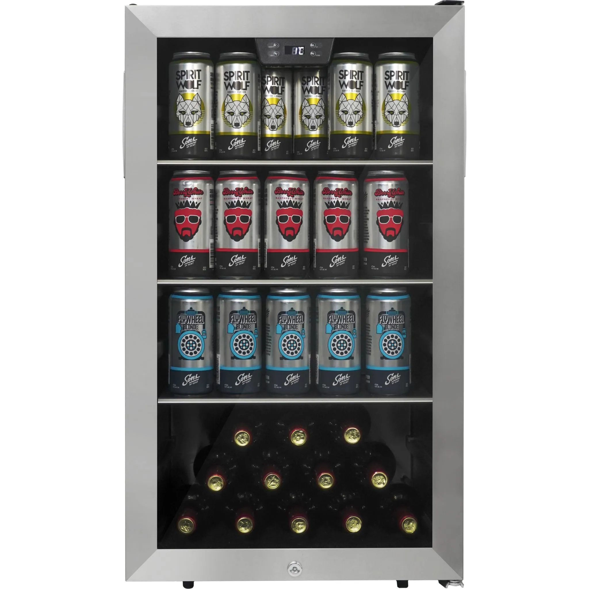 Danby Beverage Cooler (DBC045L1SS) - Stainless Steel