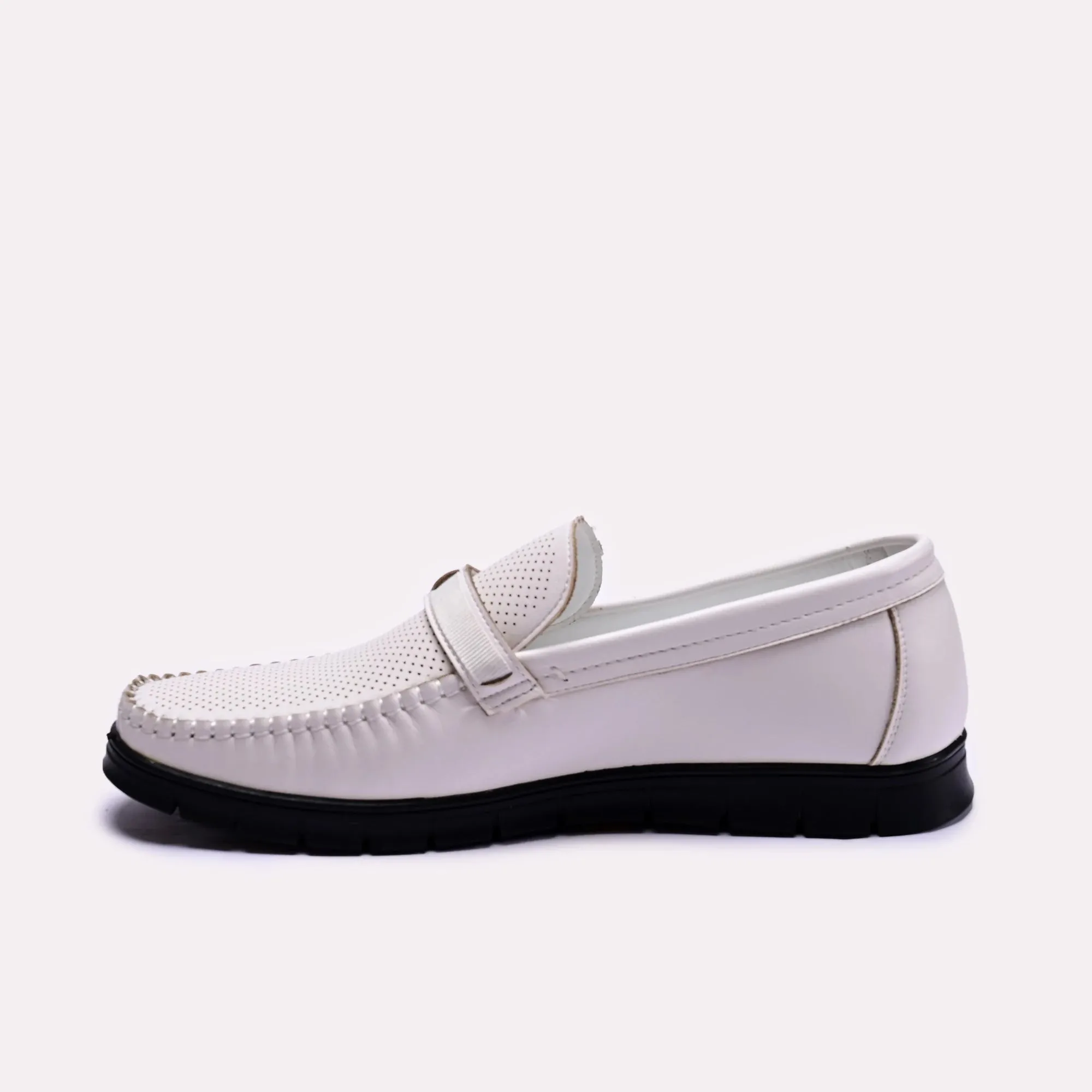 Daniel White Buckle Loafers 0130703