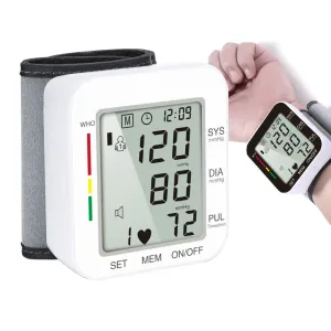 Digital Automatic Wrist Blood Pressure Monitor