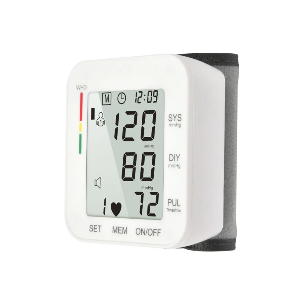 Digital Automatic Wrist Blood Pressure Monitor