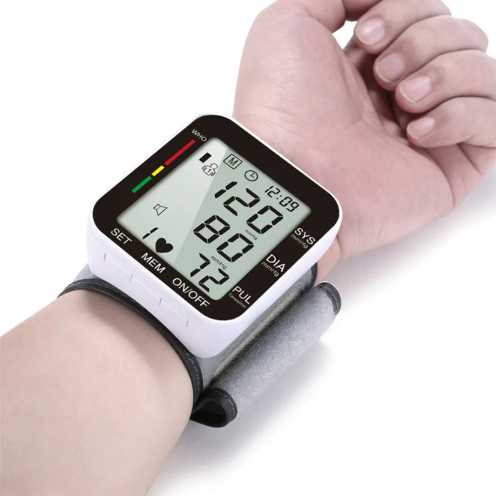 Digital Automatic Wrist Blood Pressure Monitor