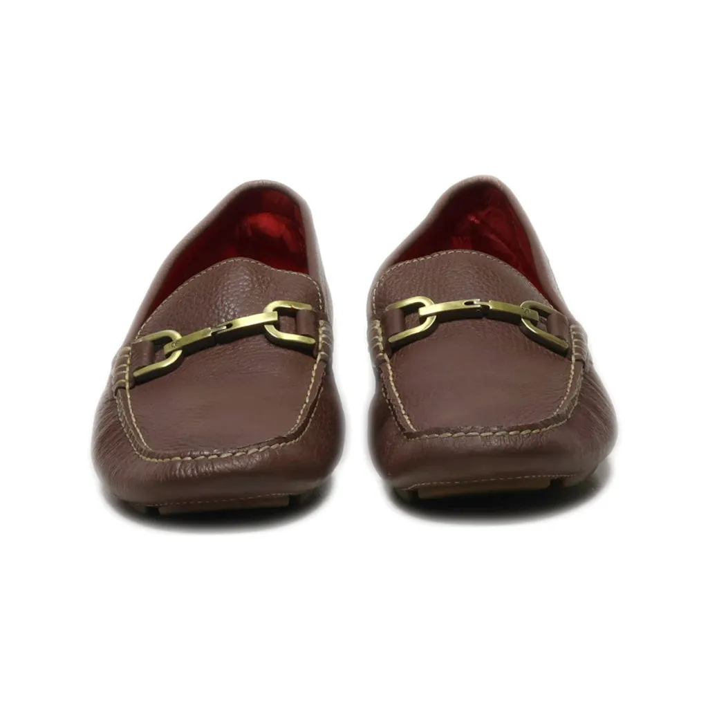 Donald J Pliner Loafers Leather Brown Colour For Men