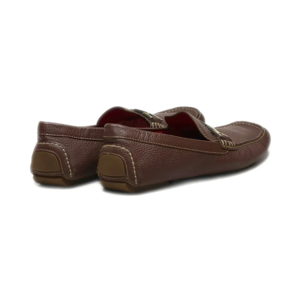 Donald J Pliner Loafers Leather Brown Colour For Men